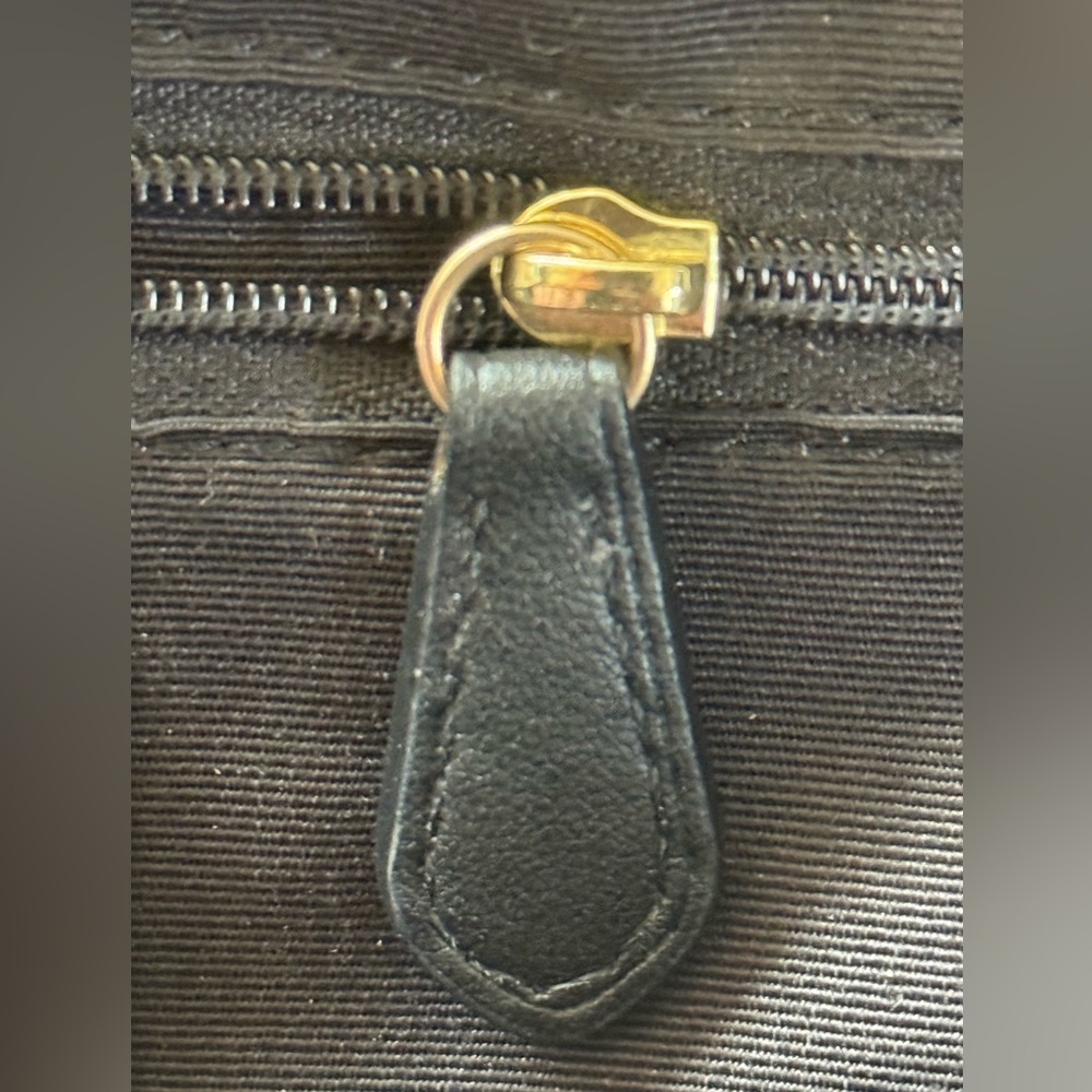 Coach Court Leather Backpack with Gold Hardware Trendy Minimalist Bag - Picture 9 of 11